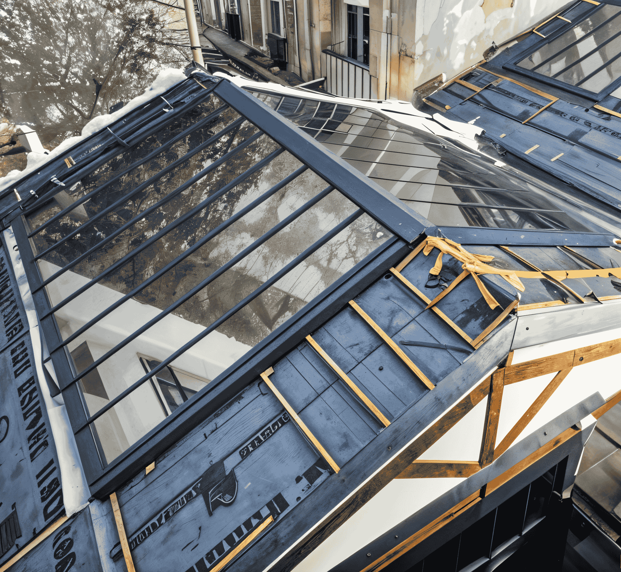 Verrière Aluminium | Verrière 2 Pentes
