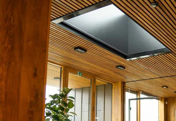 lanterneau bureau toit plat